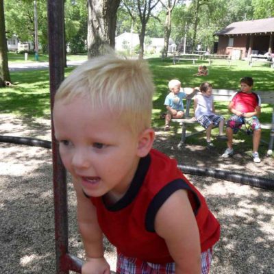 Boy on playground